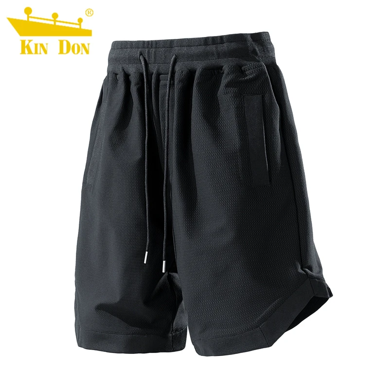 肌理感运动短裤男士夏季薄款吸汗透气潮流外穿宽松休闲五分裤子