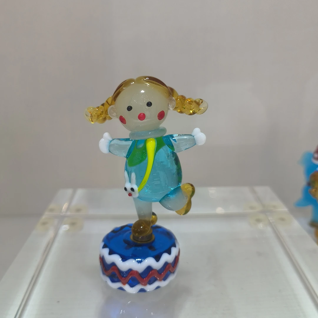 手工琉璃灯工摆件创意旋转摆件