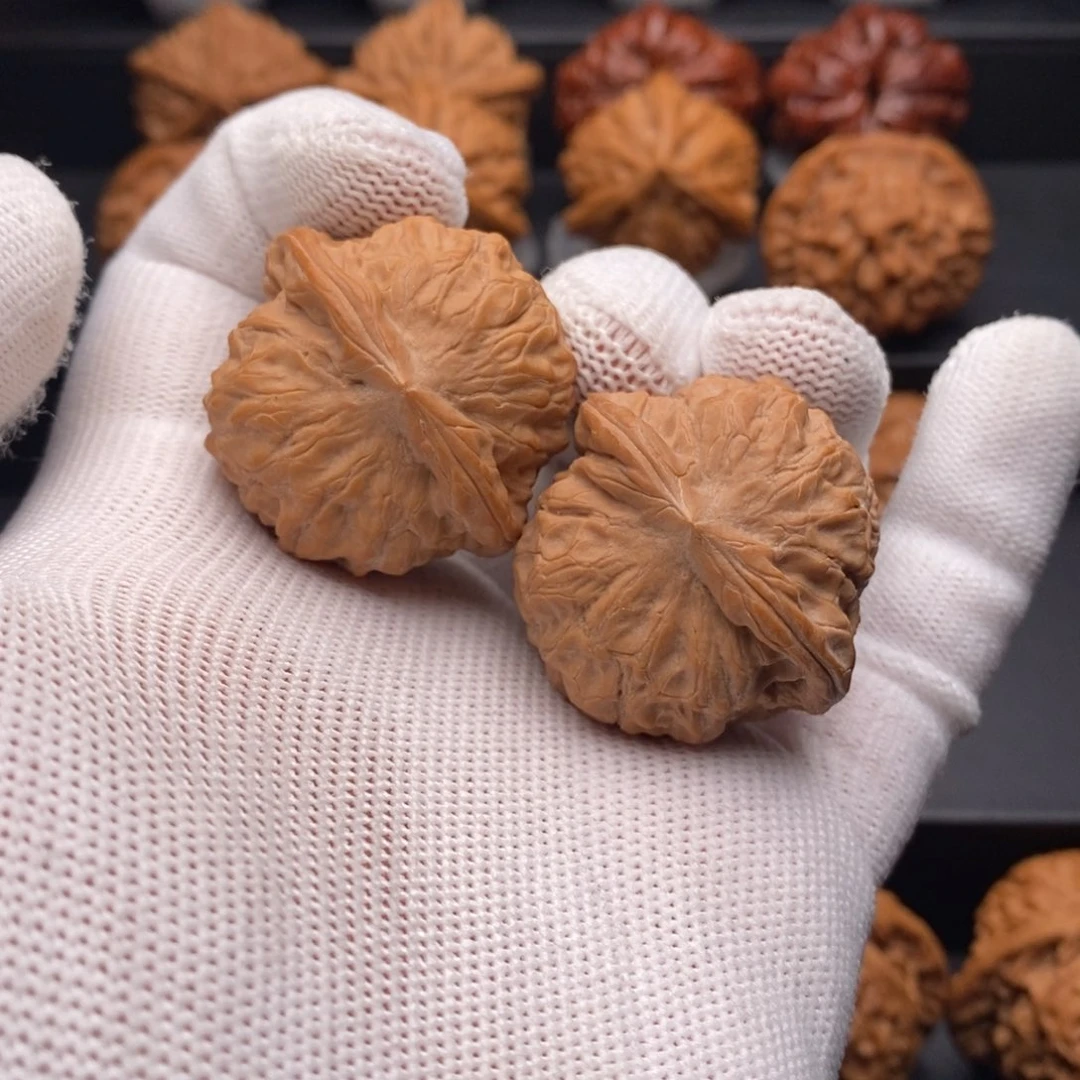 文玩核桃把件36尺全品石门元宝