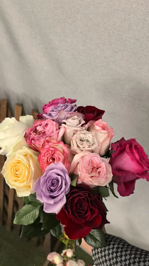 随机组合单头多头玫瑰花束云南直发