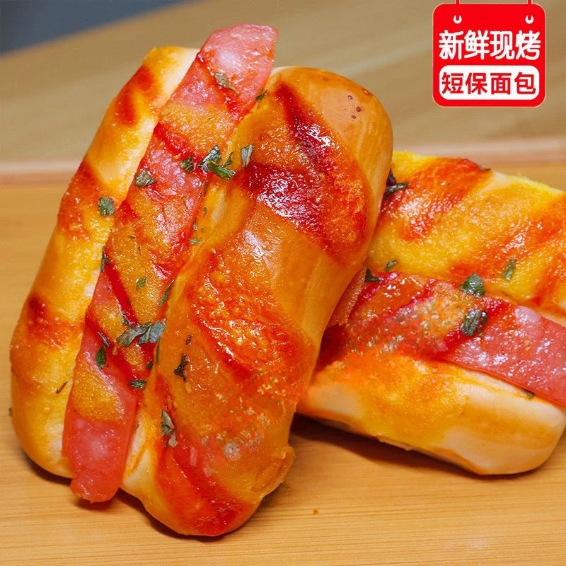 短保热狗香肠面包热狗面包火腿肠面包香葱面包夹心早餐包代餐糕点