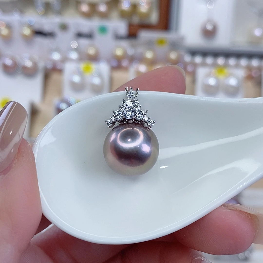 合金淡水珍珠颈饰