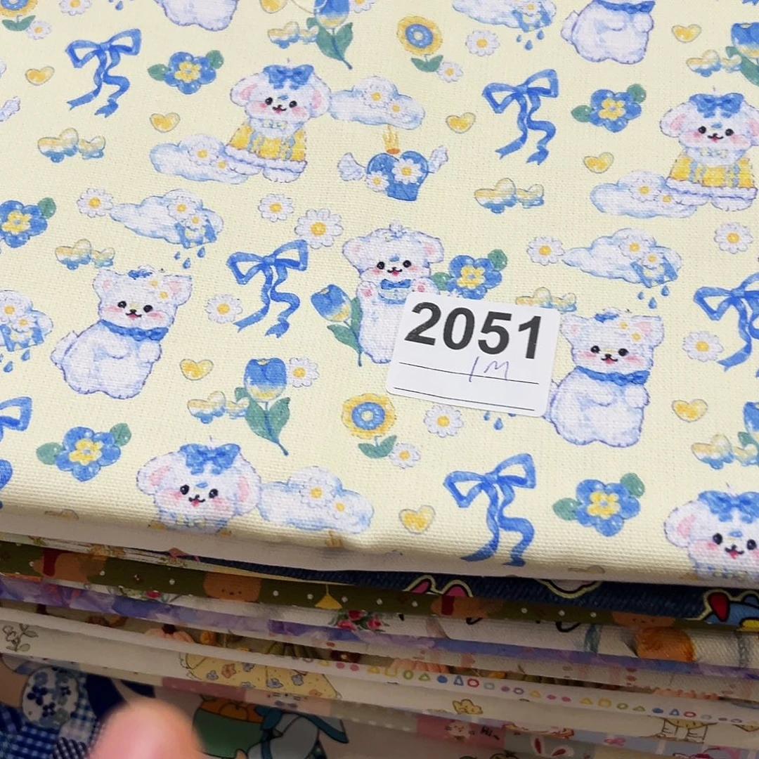 棉福袋一米价纯棉定制底帆布1.5米宽果子块