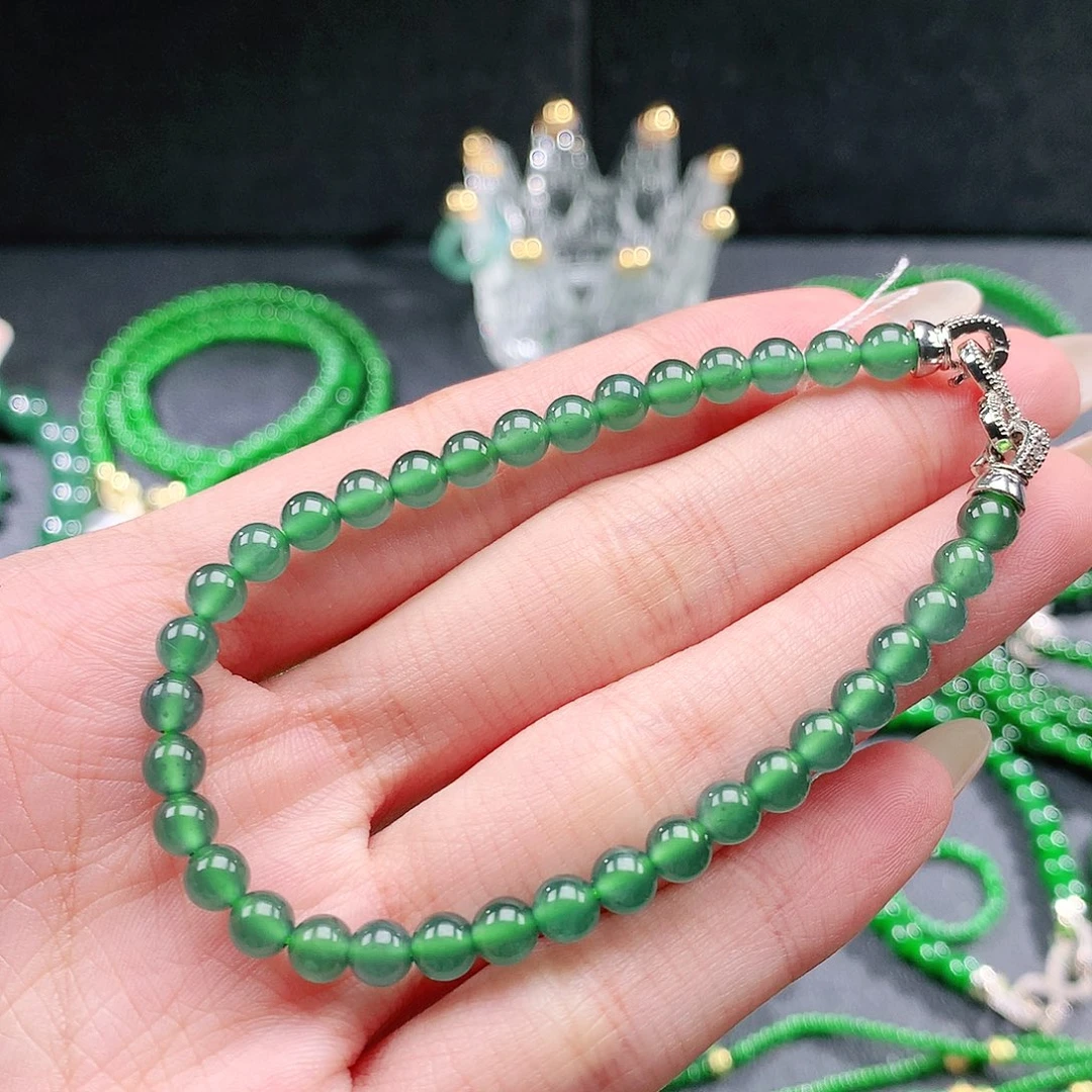 翡翠未镶嵌手串手链