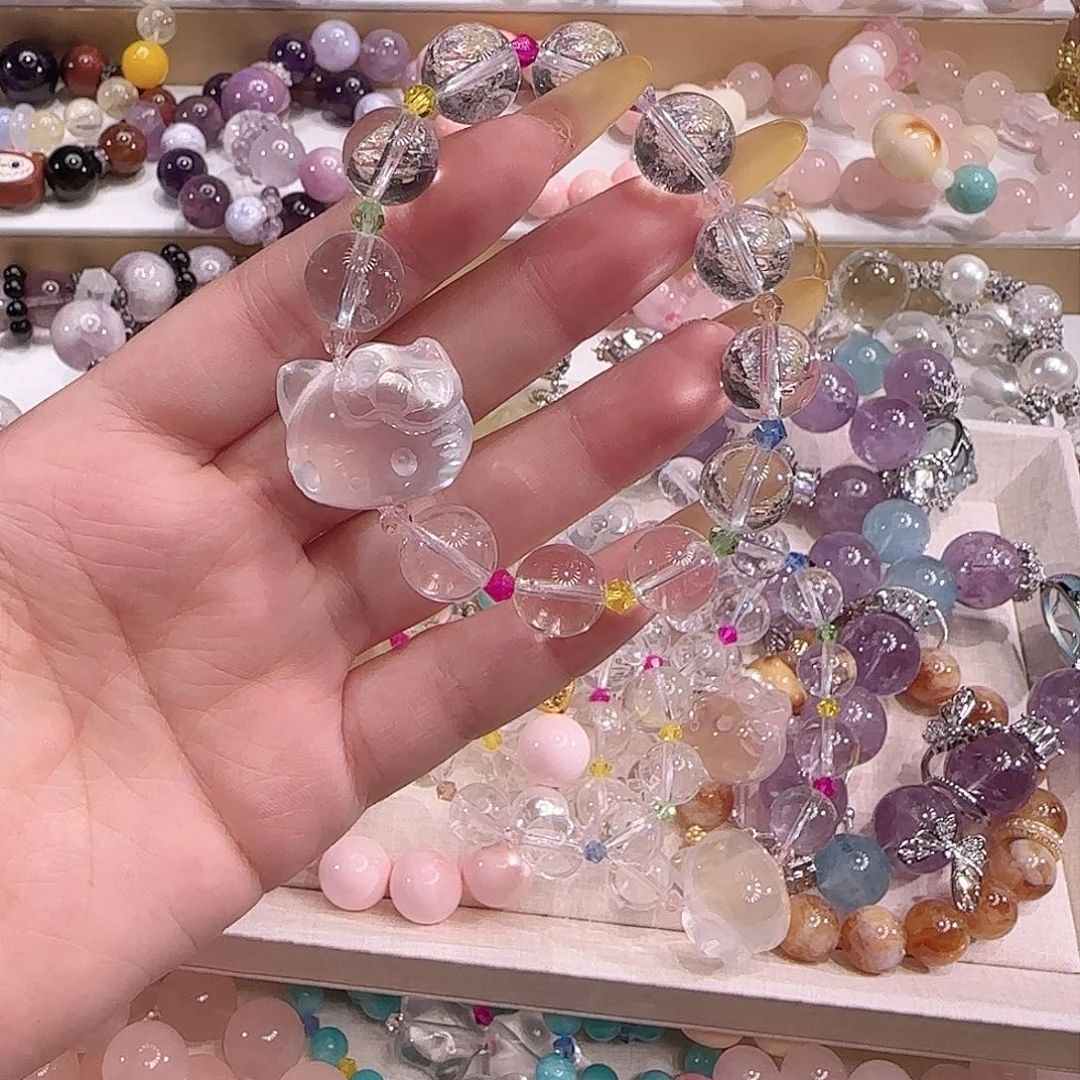 水晶手镯未镶嵌把