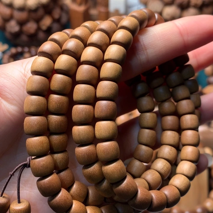 檀香木手串/手链老山檀香7*8多顺纹