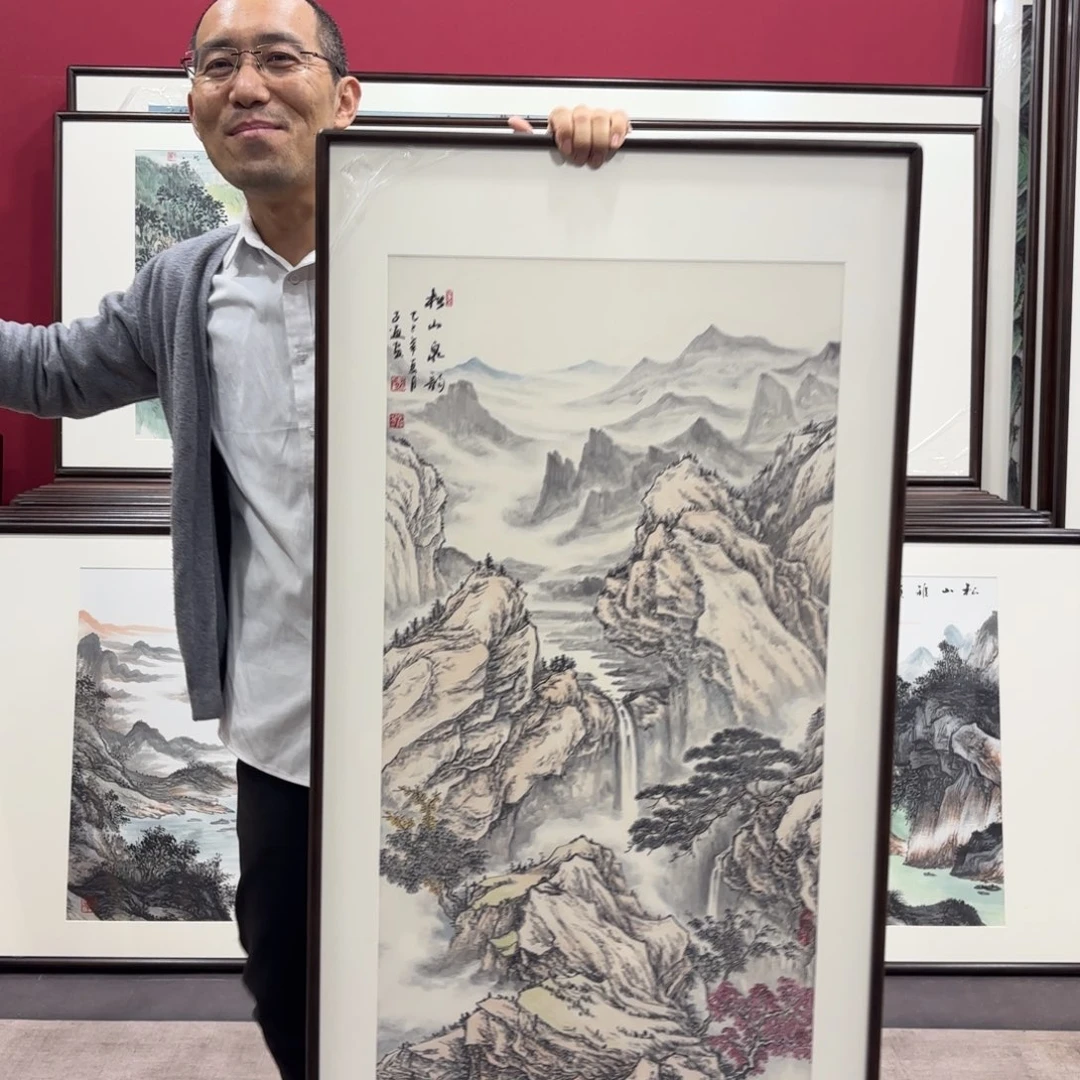 金***辰国画手绘作品120/60