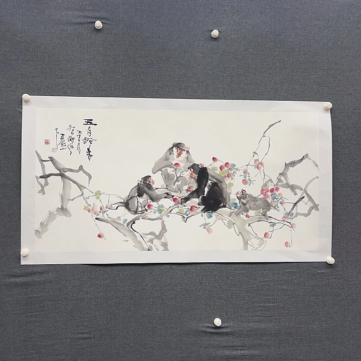 国画书画作品多次