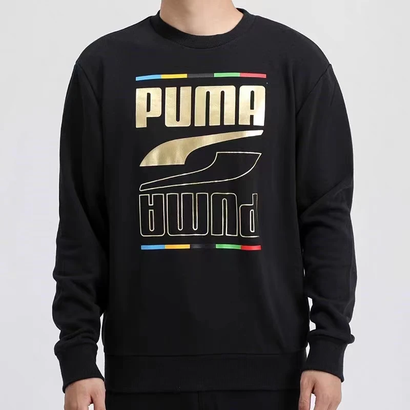 PUMA/彪马A048 585267-01男士长袖时尚圆领针织宽松卫衣D3-4-02
