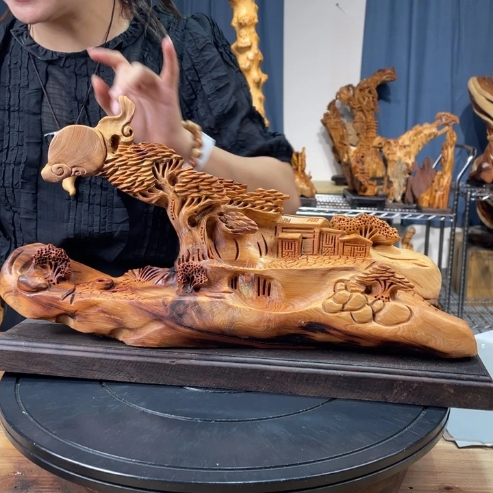 柏木（崖柏）山水倒流香送两盒香