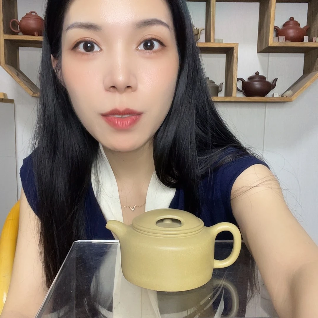 尘***客茶壶紫砂牛盖莲子壶