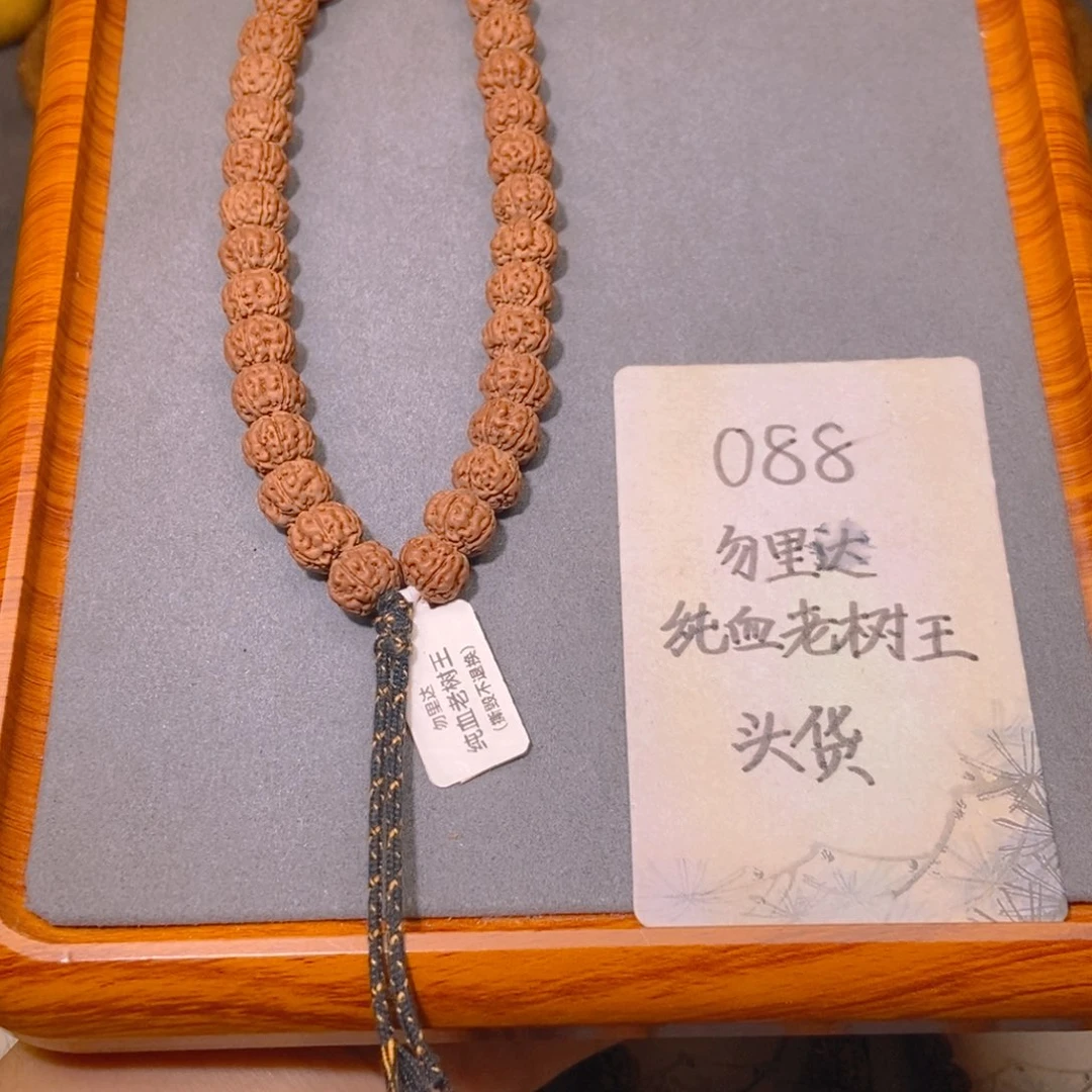 手串金刚菩提088头货勿里达纯血老树王11.5