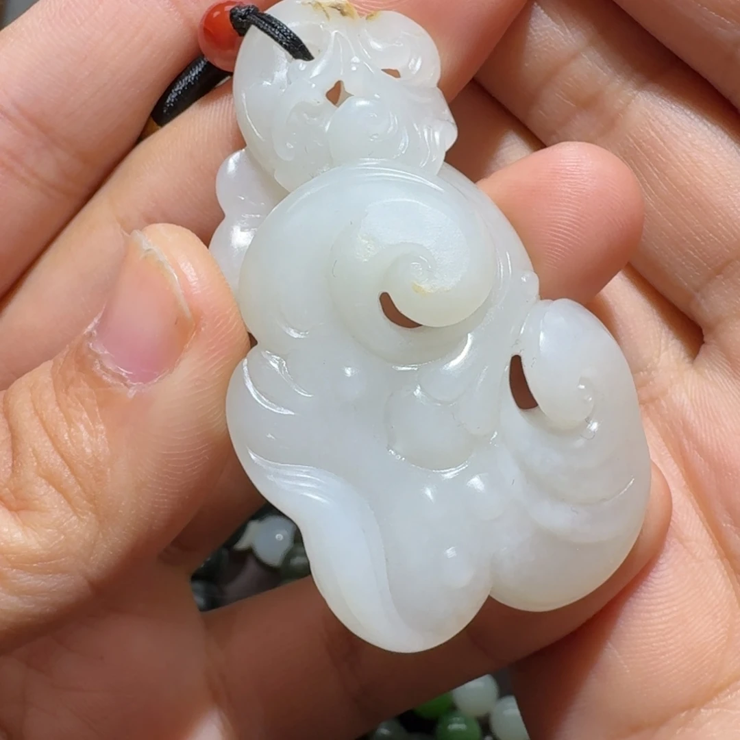 和田玉未镶嵌吊坠(不含链)