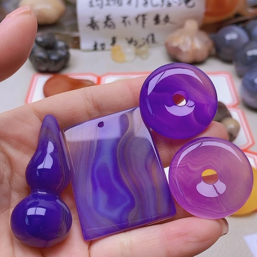 【闪购商品】未镶嵌玛瑙/玉髓珠宝半成品?***