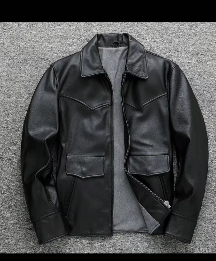 默认微瑕疵 真皮皮衣，一物一拍，以直播间为准，误拍发袜子！