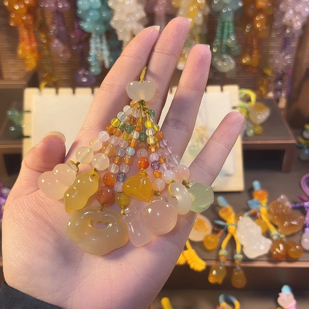 玛瑙/玉髓未镶嵌车挂