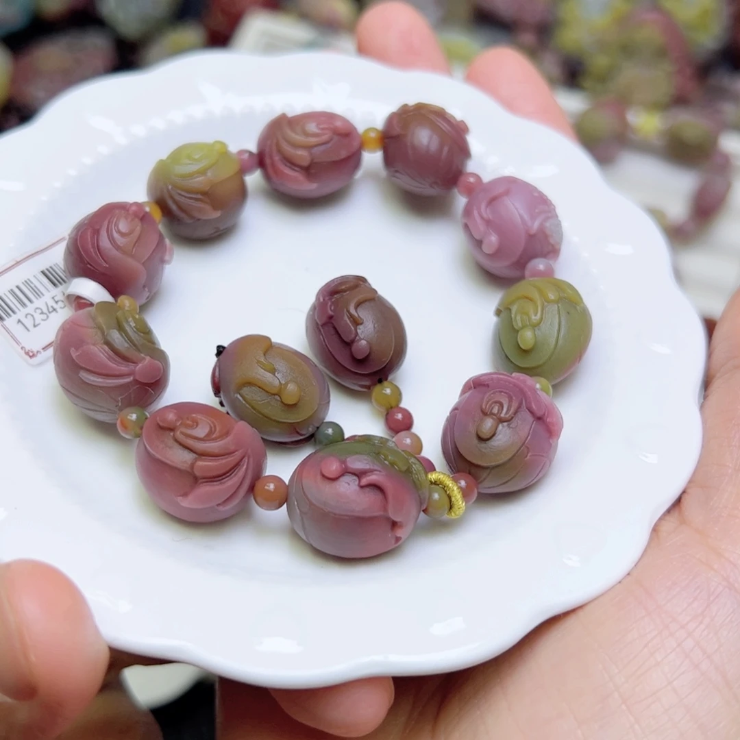 莫***契玛瑙/玉髓未镶嵌手串