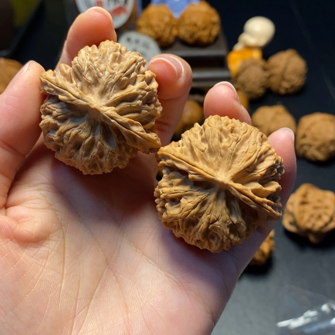 文玩核桃把件W**?50号苹果园42尺