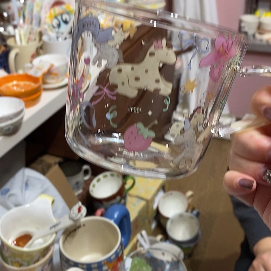 陶瓷马年玻璃杯一个