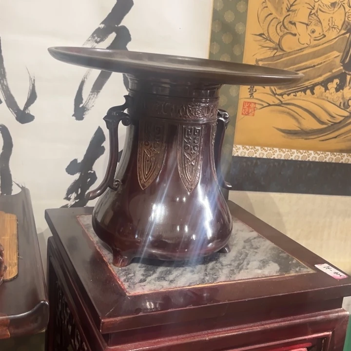 铜中古工艺品摆件