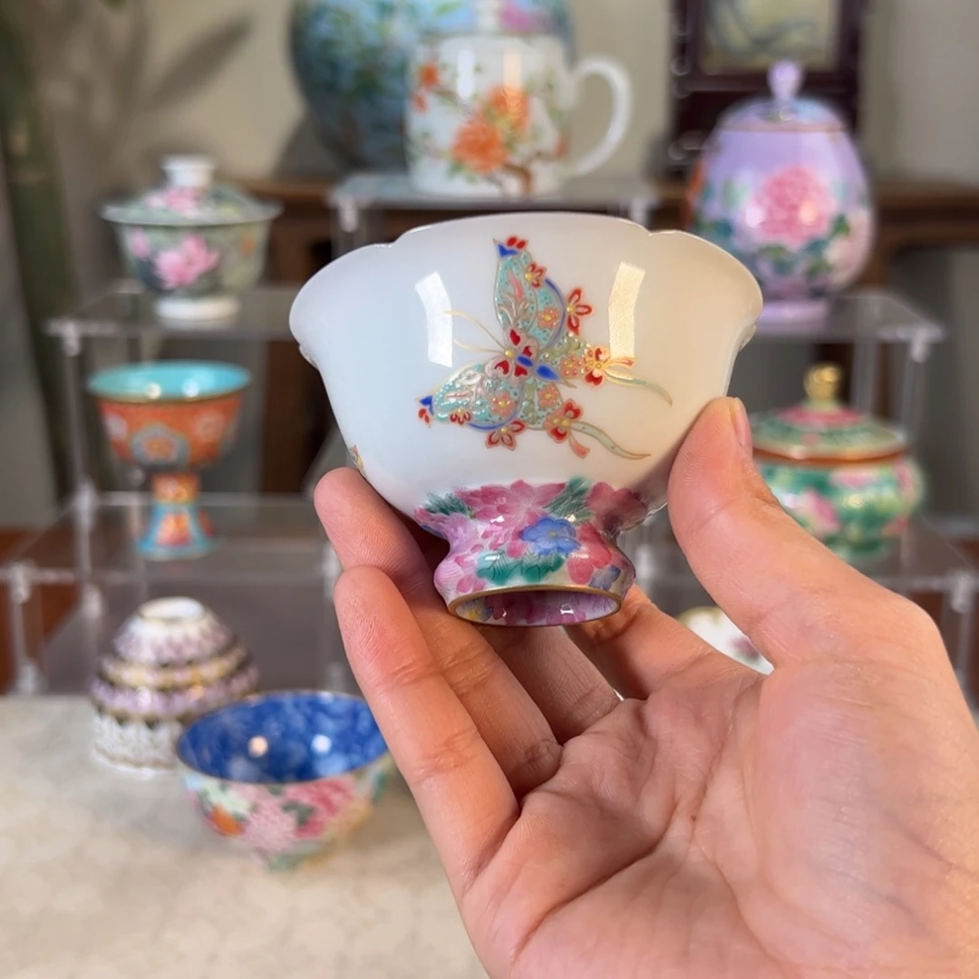 纯手工手绘 高端茶器