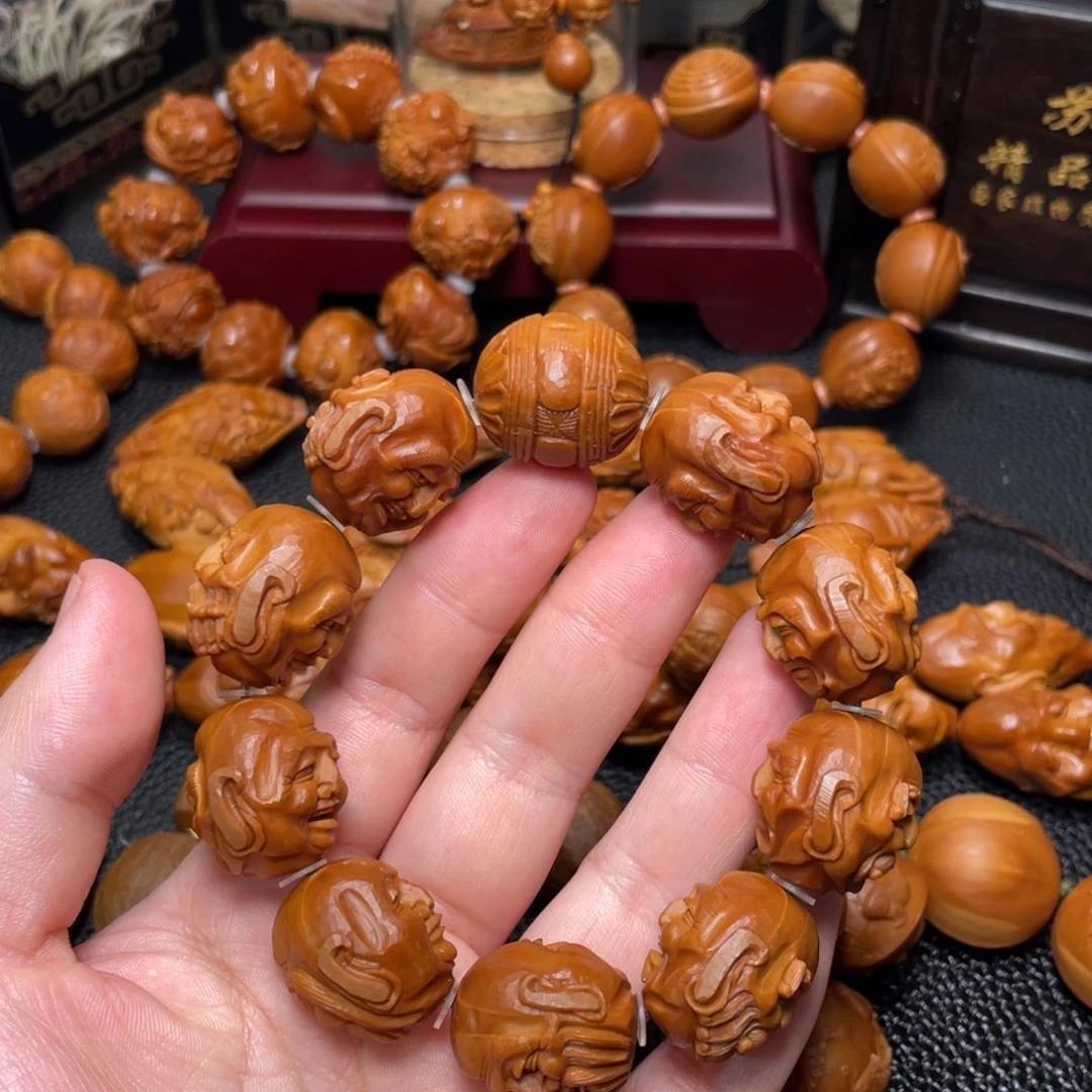 橄榄核手串/手链2.05铁核纯刀铲十八罗汉