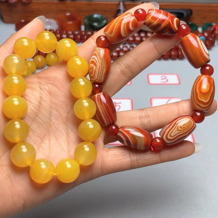 未镶嵌手链玛瑙/玉髓我***球