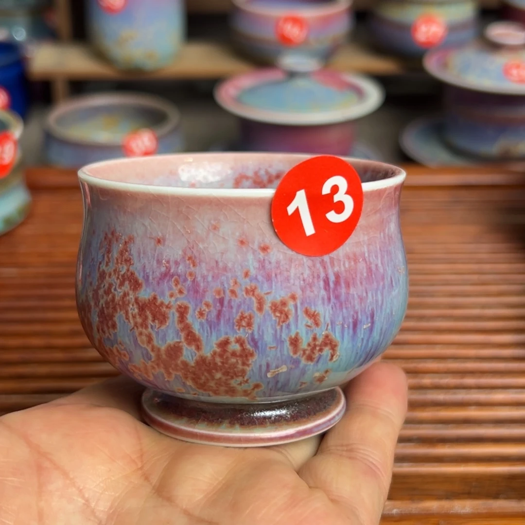 手工制作钧窑茶器