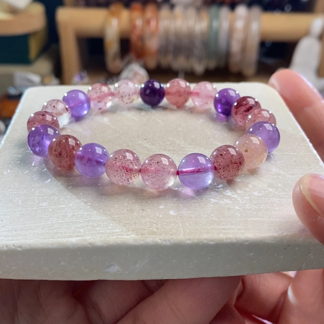 水晶手链未镶嵌多宝