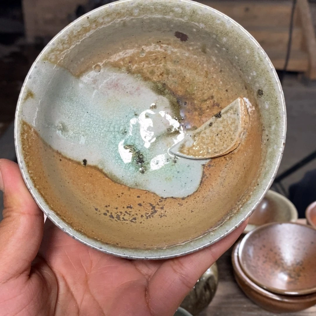 萧***邦浪鬼柴烧 无忌系列碗 微瑕