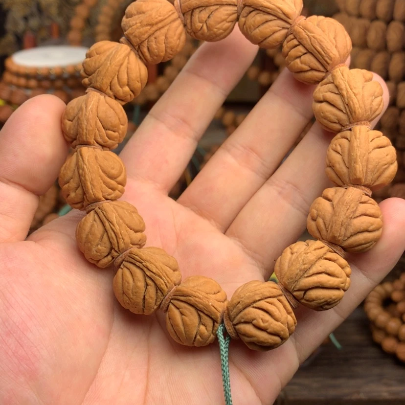 【闪购商品】桃核手串20霸王龙 龙纹桃核