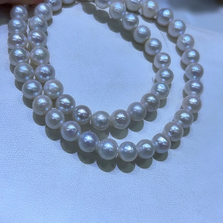 淡水珍珠银S925镶嵌颈饰