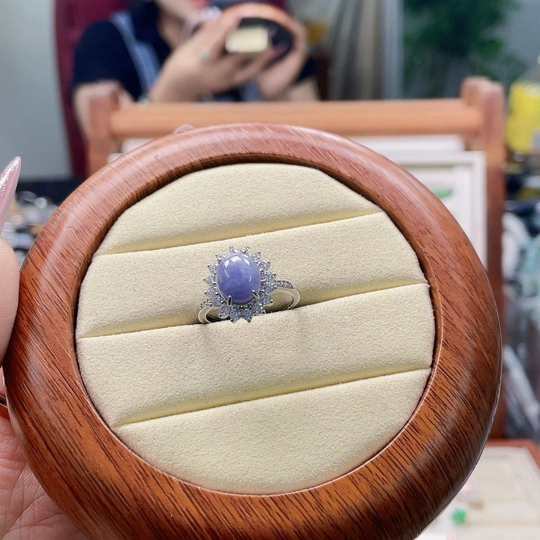 翡翠戒指未镶嵌天然翡翠Ａ货
