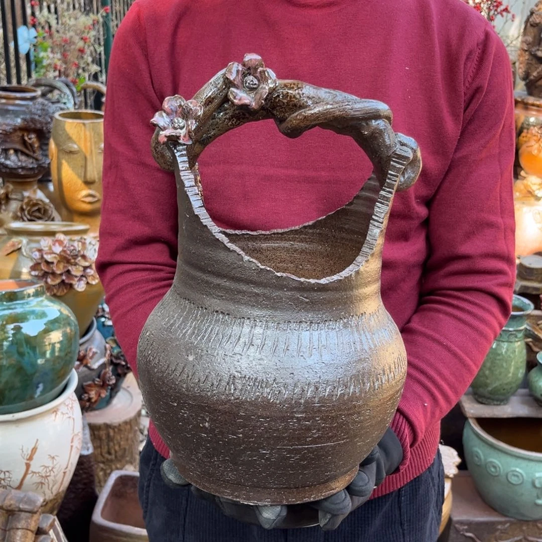 红陶高20口18无孔