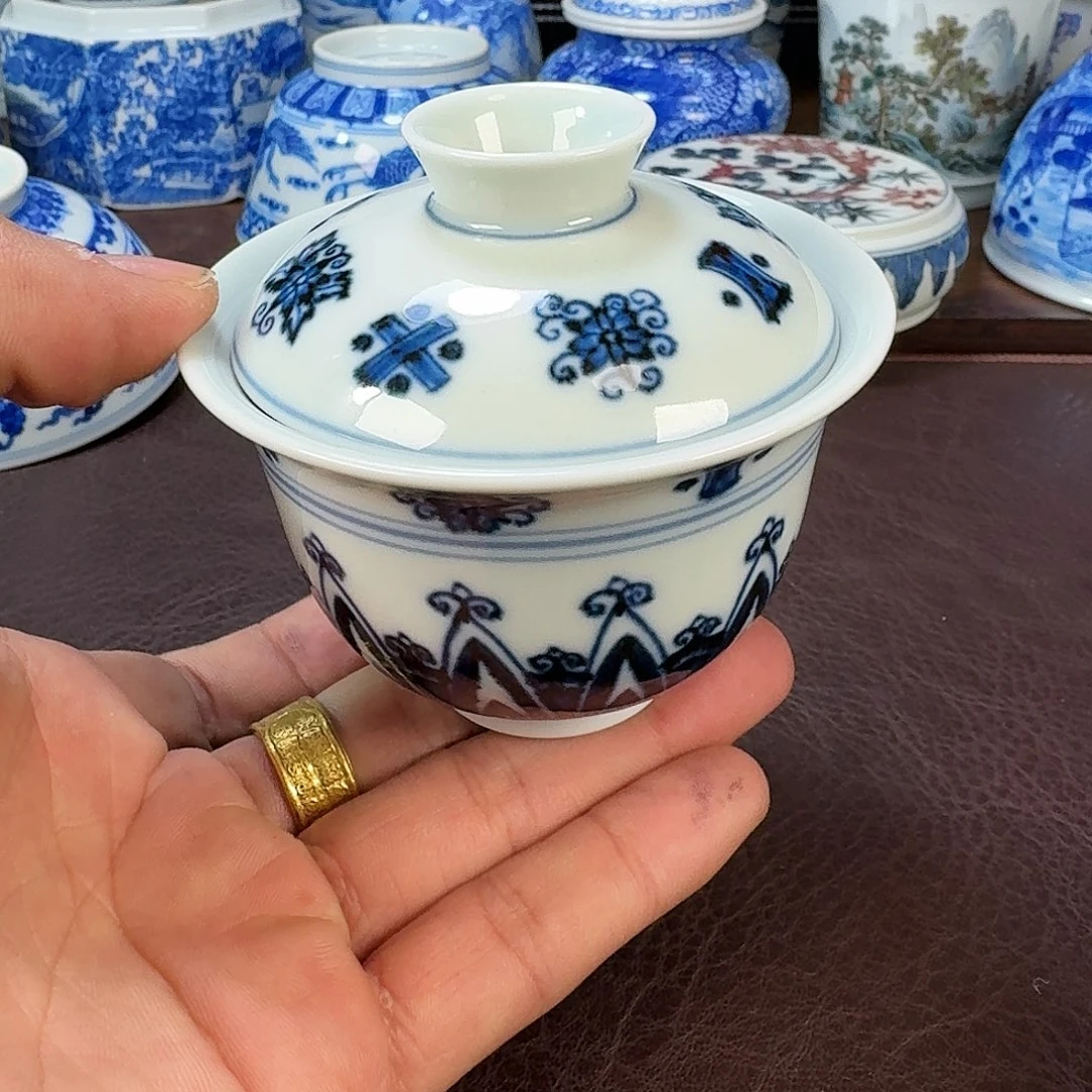 瓷片现代景德镇陶瓷手绘茶具