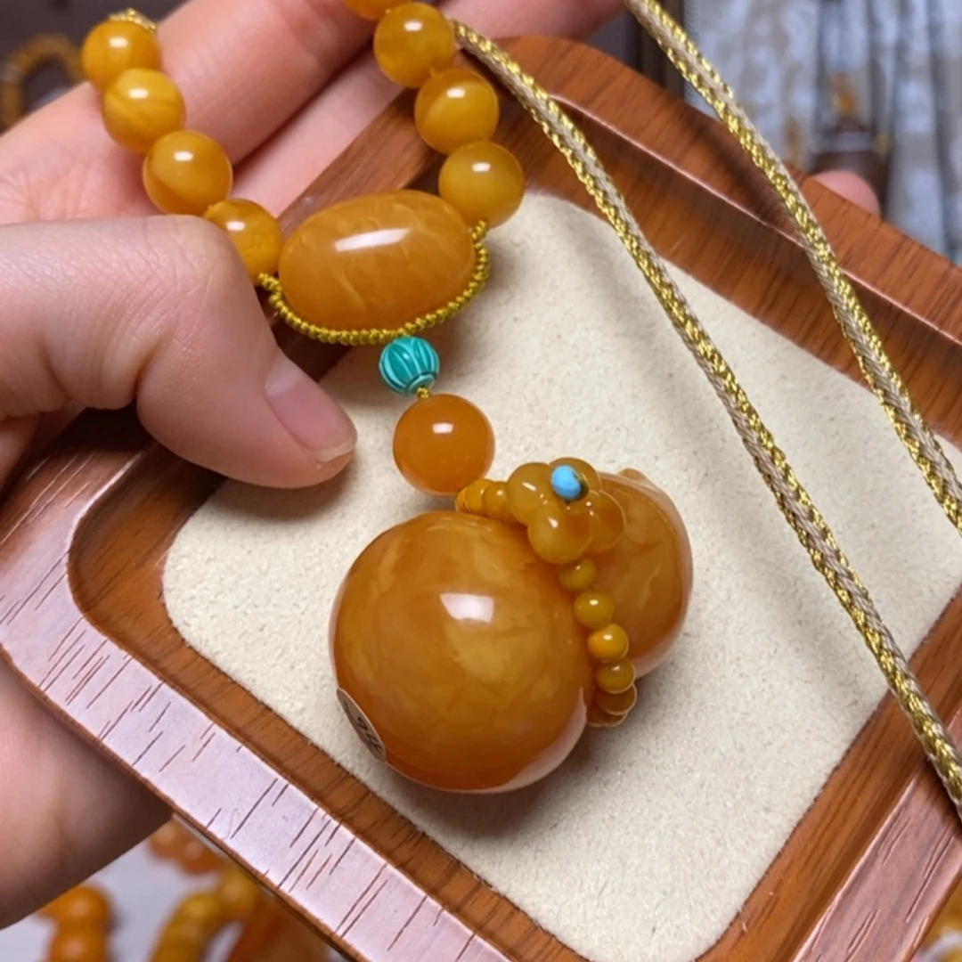 【闪购商品】蜜蜡颈饰未镶嵌项链