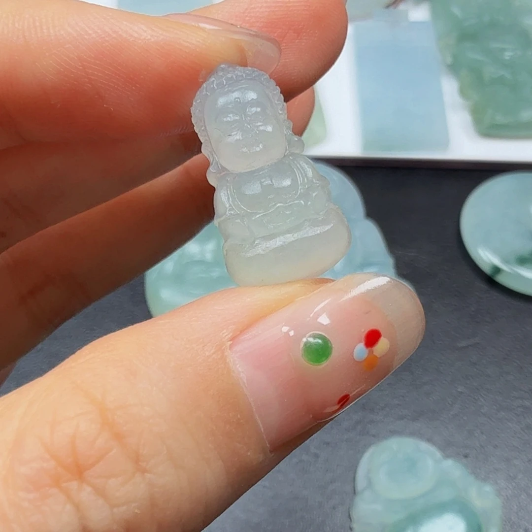 苹***a定制翡翠未镶嵌毛货