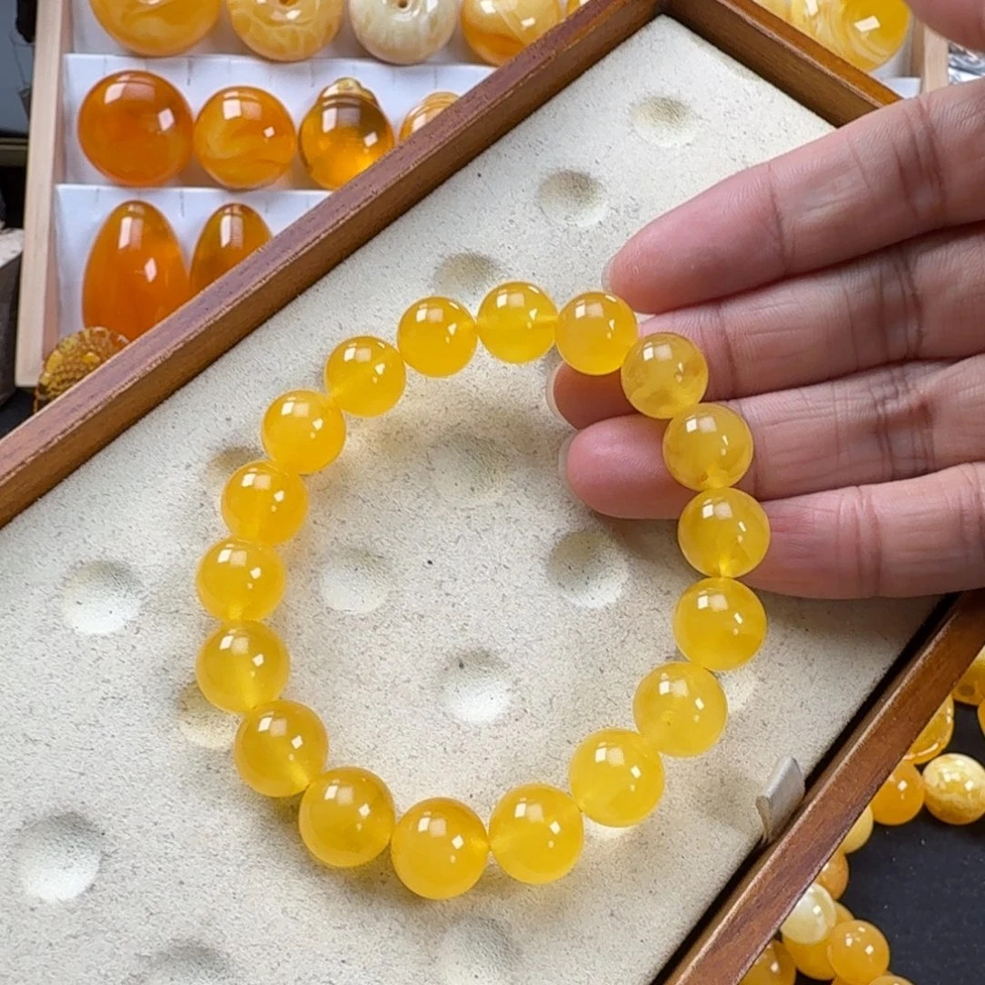 蜜蜡未镶嵌颈饰蜜蜡11mm