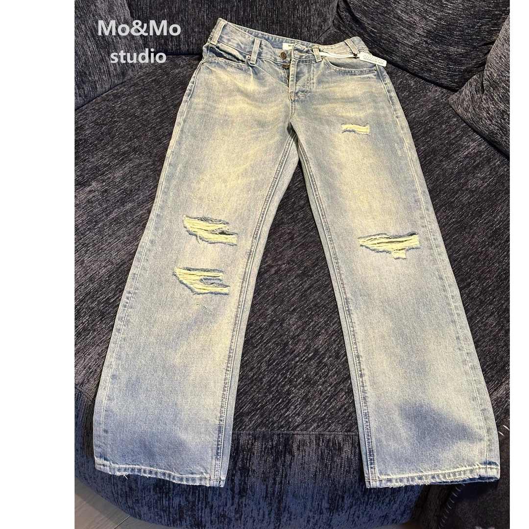 【琥珀流光风】MR WOMAN 小众设计师品牌牛仔裤 夏季必入 25A0950