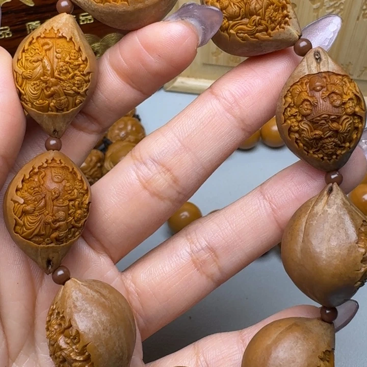 橄榄核手串/手链钟馗