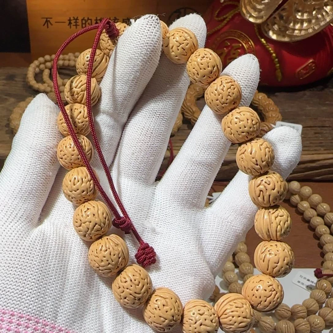 桃核手串14黄桃爆肉 福利