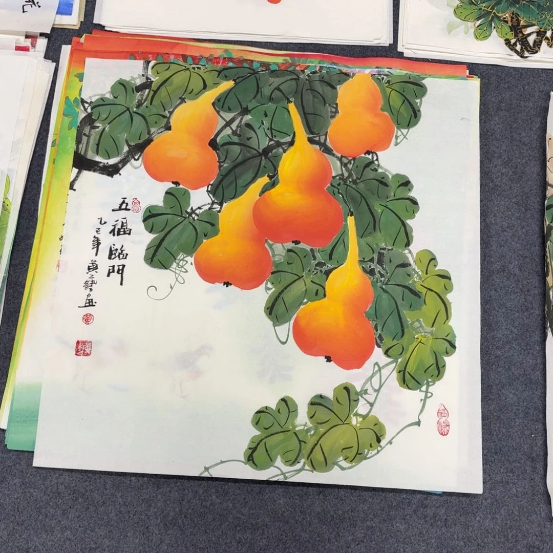 国画68×68精品手绘画画画