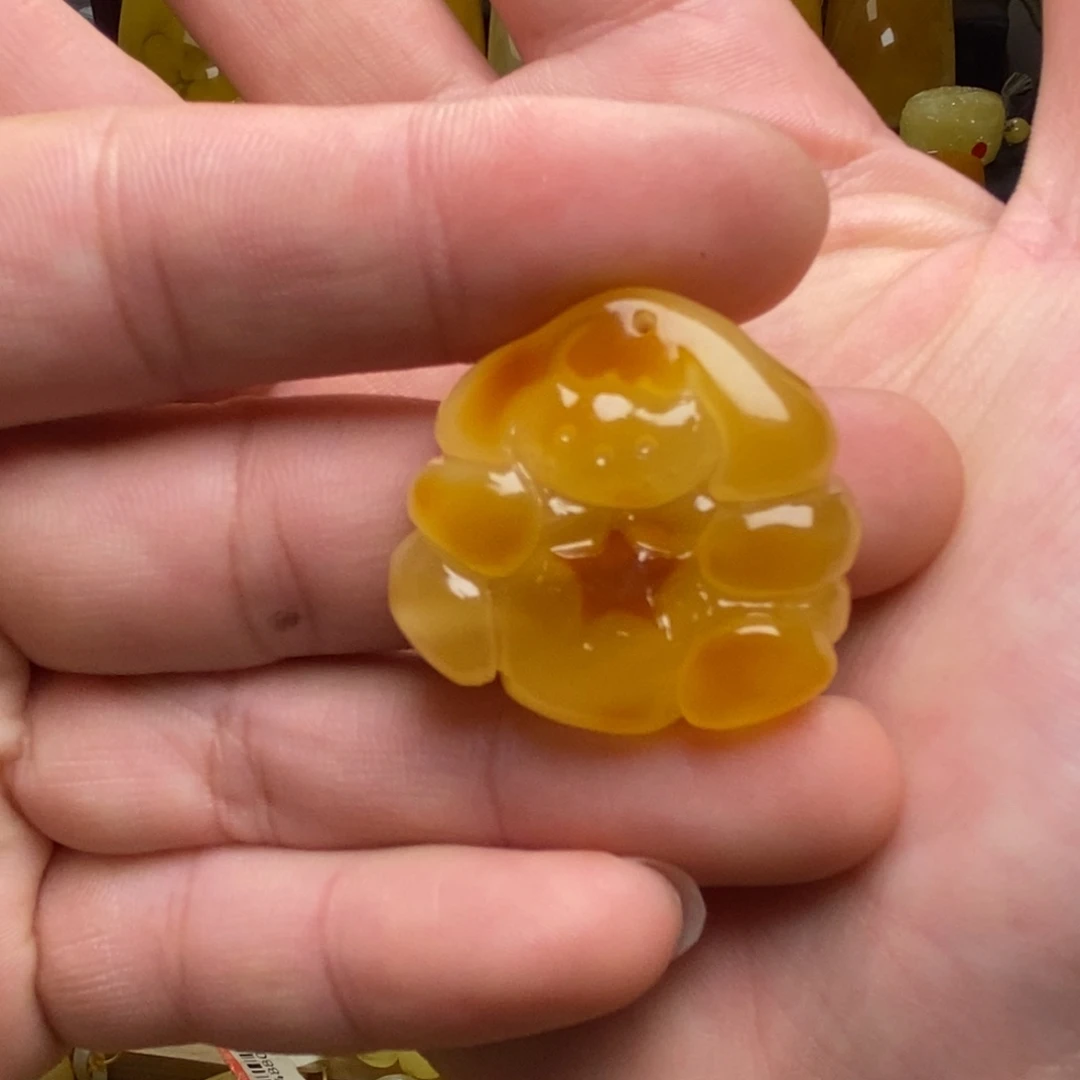 琥珀未镶嵌裸石蜜蜡