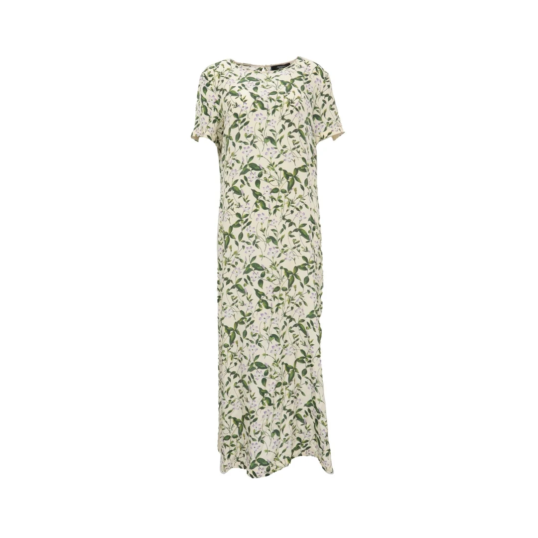 未使用 MaxMara 汤/P225785509/印花 花卉 长裙
