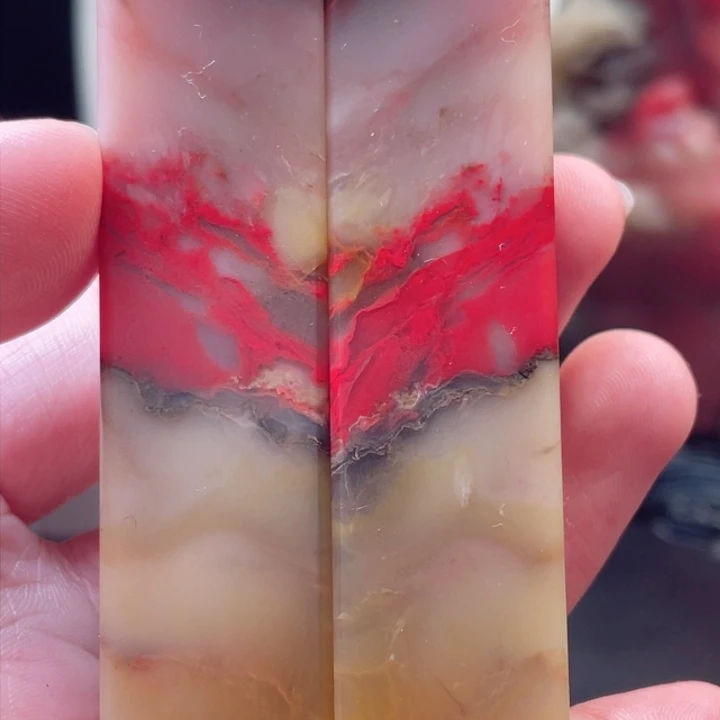 昌化鸡血石用****5刘关张