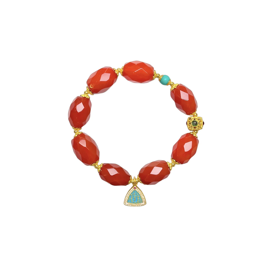 南红玛瑙手串A28-191赠礼盒(多样性发货）