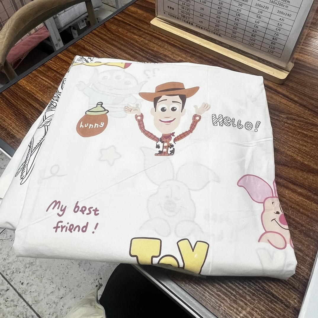 床单卡通全棉斜纹四件套云朵棉大童学生上下铺四季