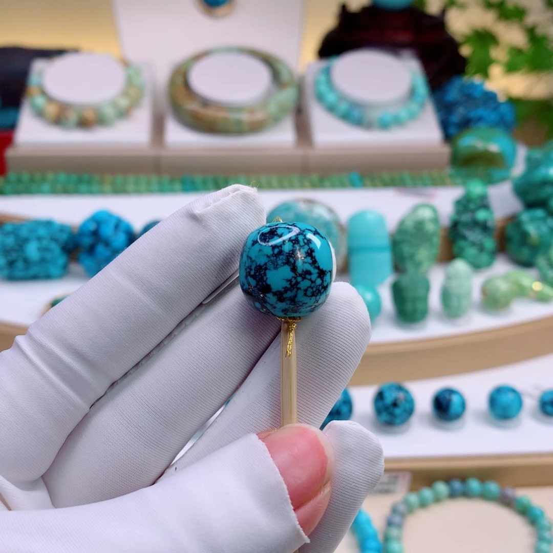 未镶嵌绿松石珠宝奇石