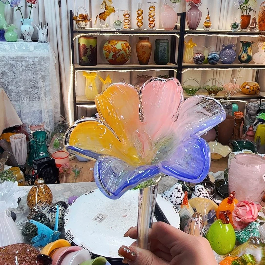 百合家悦美居琉璃摆件