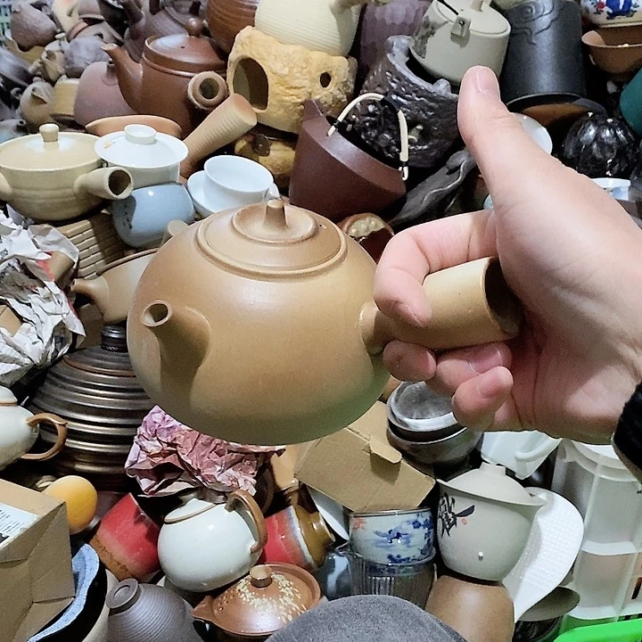 瓷片荷花的小尾巴就算结束